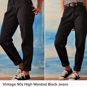 High waisted jeans